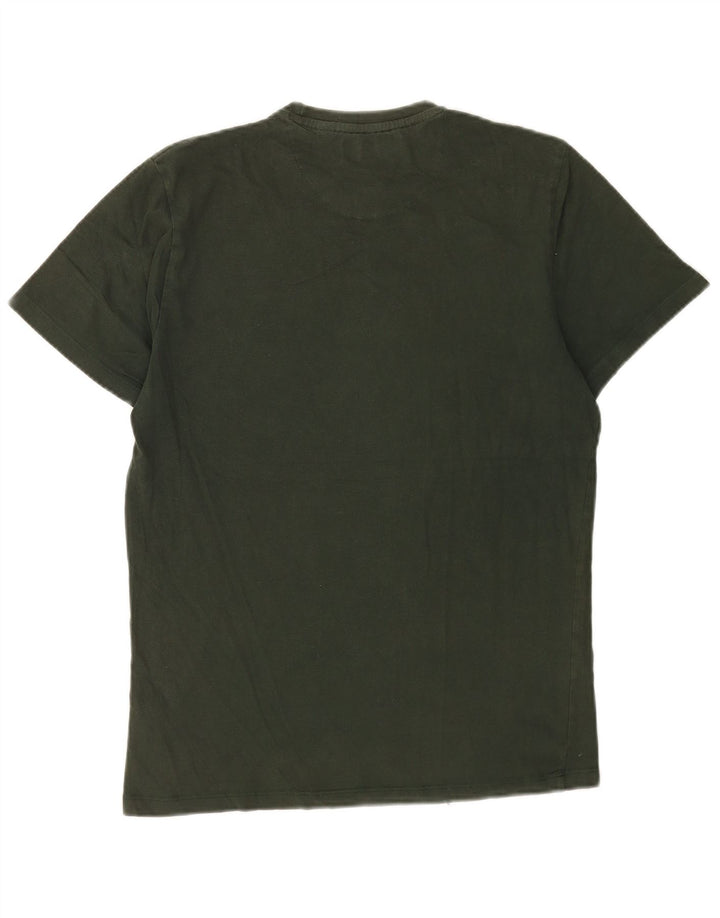 Męska koszulka z grafiką Jack Wills, średnia, bawełniana khaki