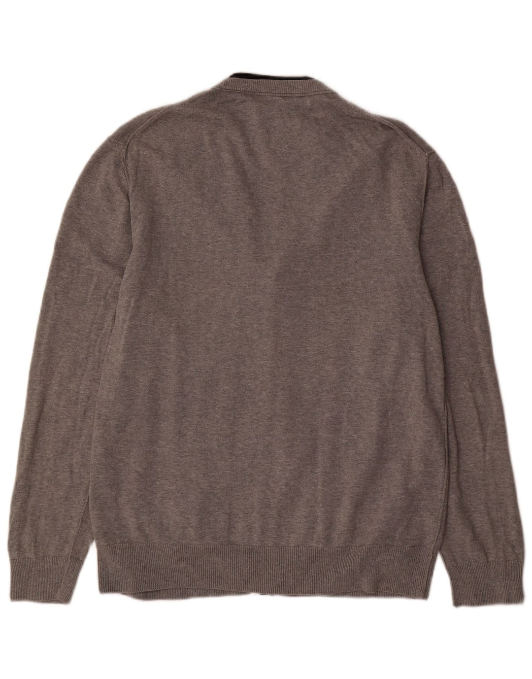 Męski sweter rozpinany French Connection XL, szara bawełna