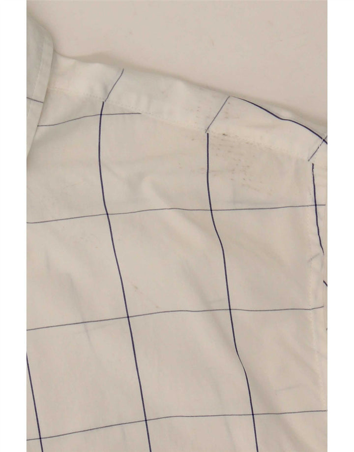 Koszula męska Tommy Hilfiger, bawełniana, w średnią białą kratkę