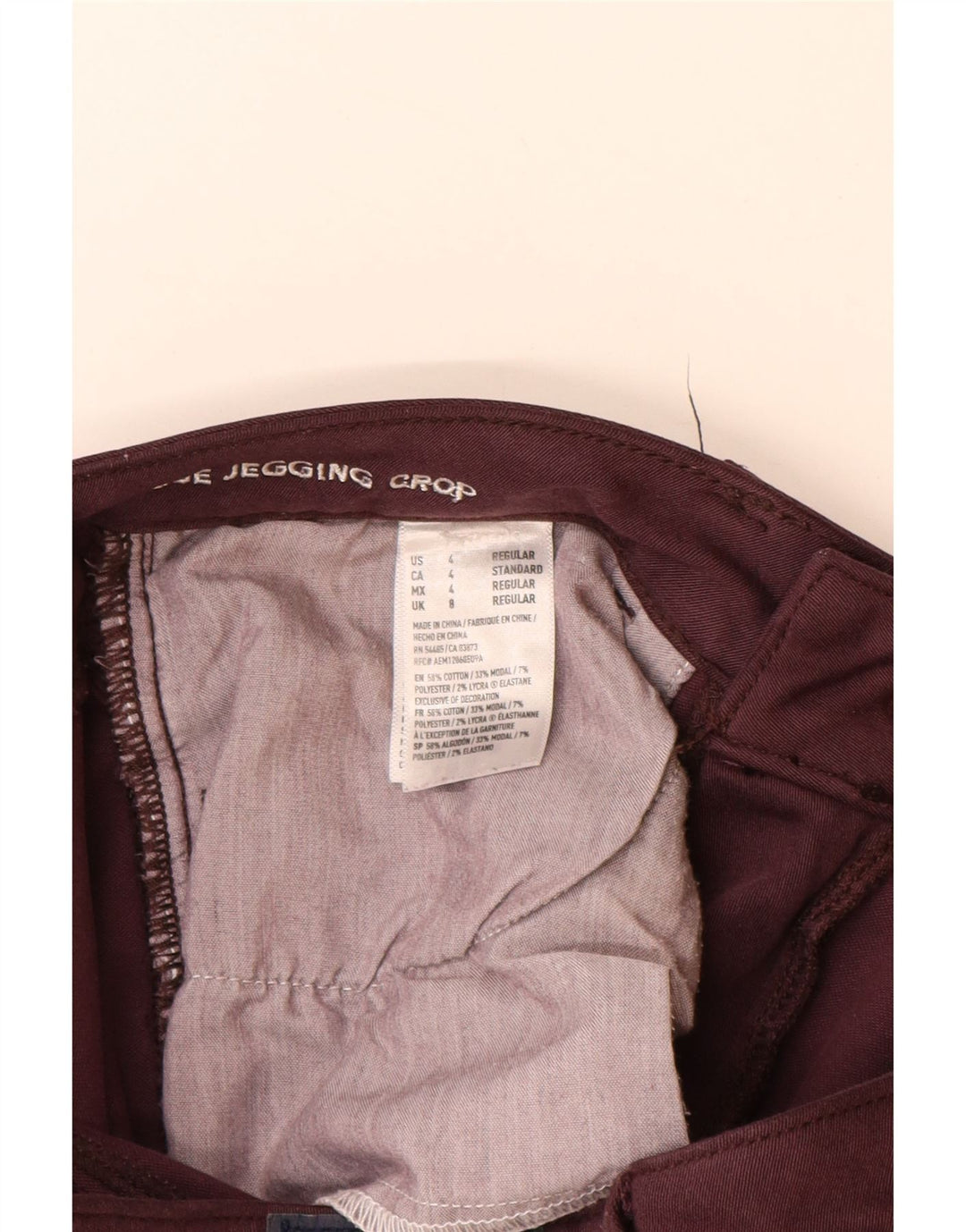 Dżinsy Damskie AMERICAN EAGLE OUTFITTERS Krótkie UK 8 Małe W26 L24 Burgundowe