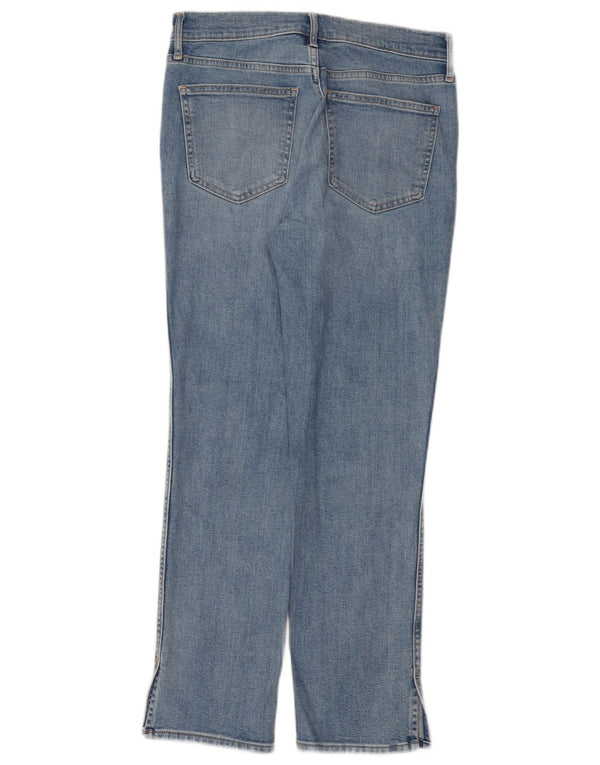 Damskie jeansy Gap ze średnim stanem W28 L27, niebieska bawełna