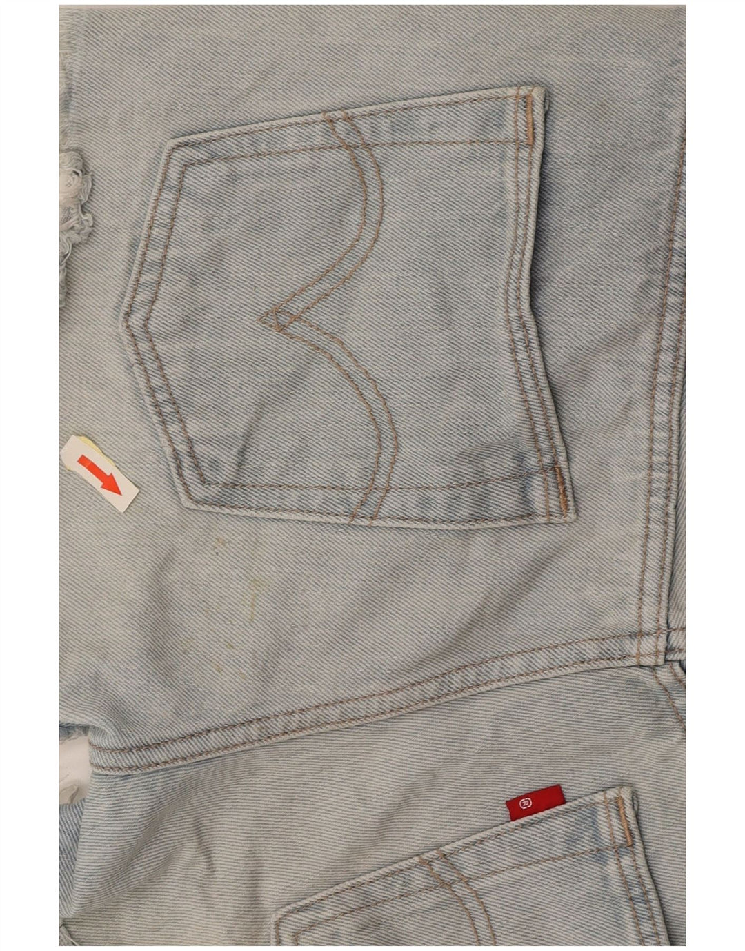 Damskie spodenki jeansowe LEVI'S 501 W27, małe, niebieskie, bawełniane
