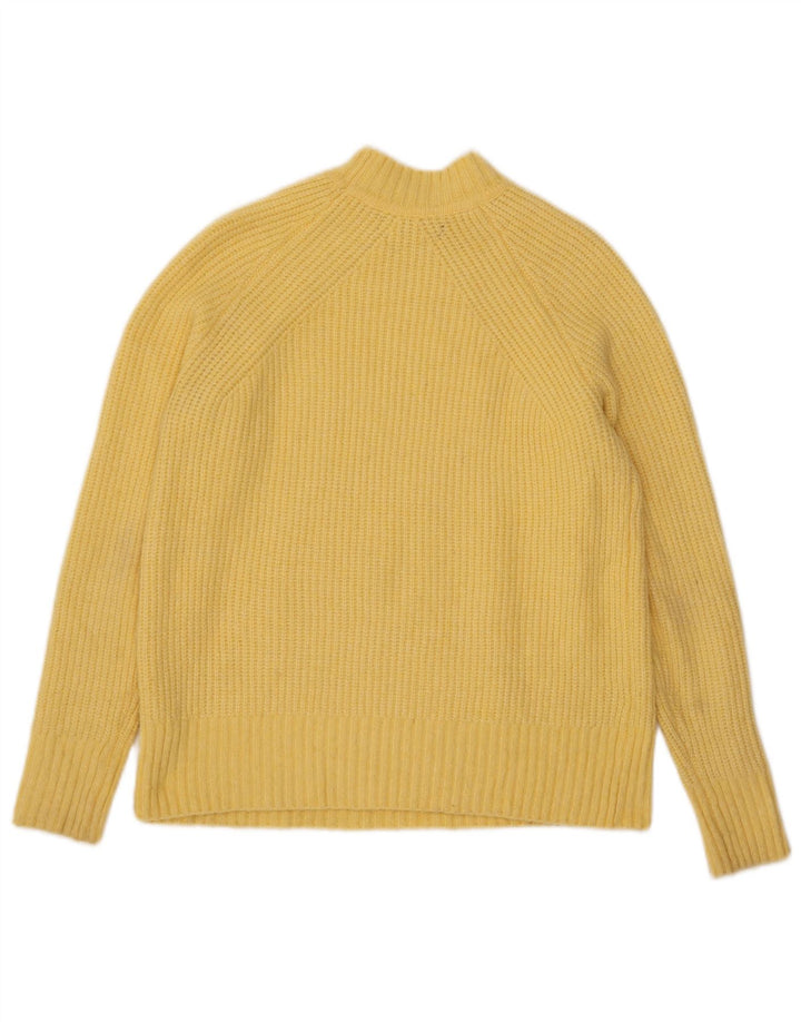 Marks & Spencer Damski sweter z golfem UK 10, mały, żółty