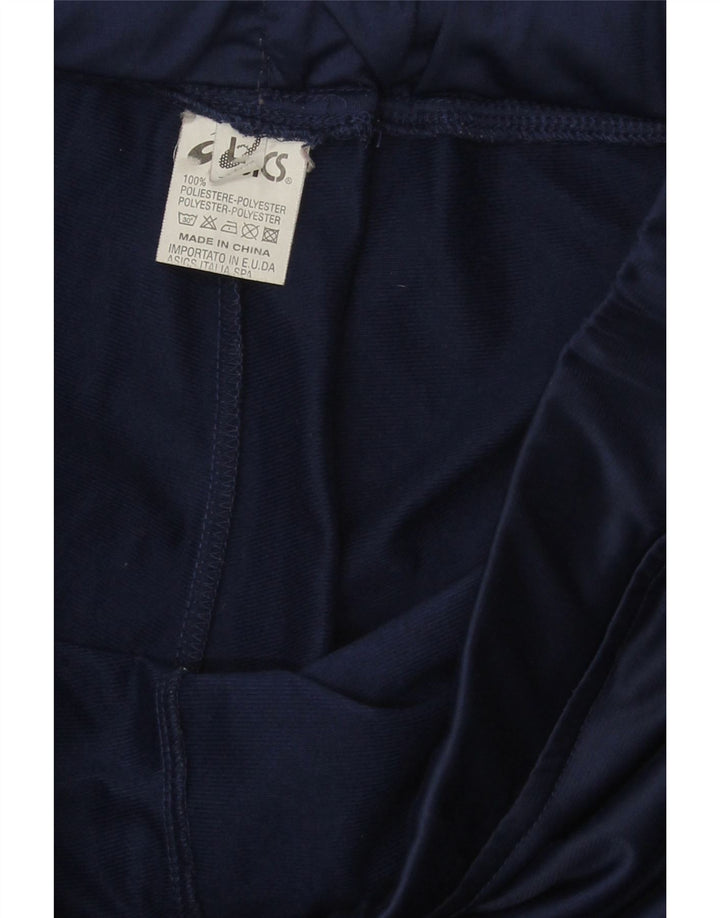 Damskie spodnie dresowe ASICS UK 16, duże, granatowe, poliestrowe