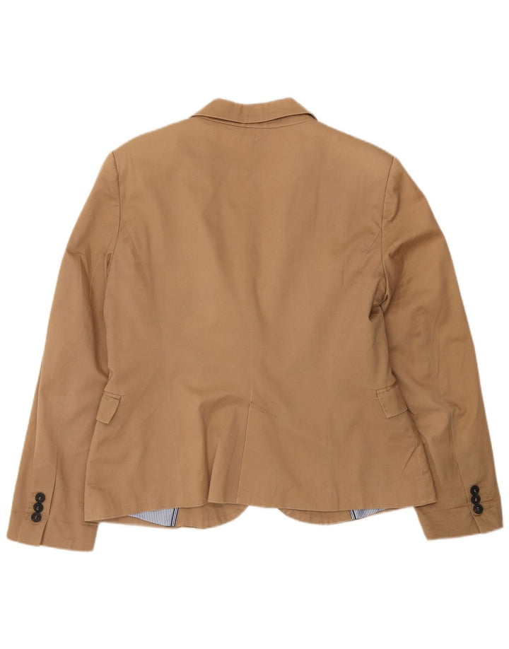 Damska marynarka Zara zapinana na 1 guzik UK 18 XL, beżowa