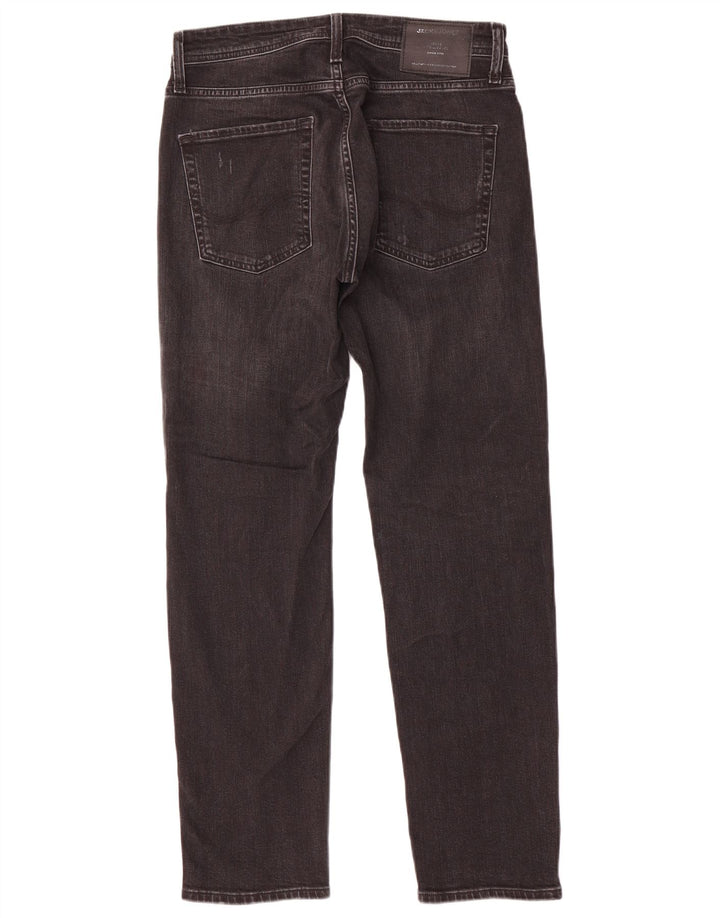 Męskie jeansy typu slim w trudnej sytuacji Jack & Jones W29 L30, czarna bawełna