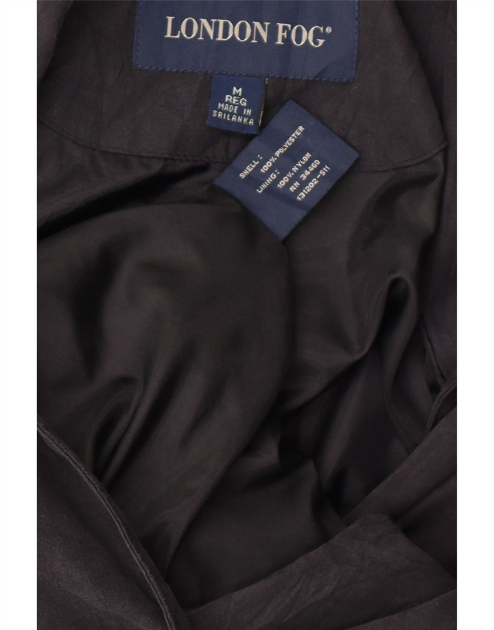 Płaszcz damski London Fog UK 14, średni czarny poliester
