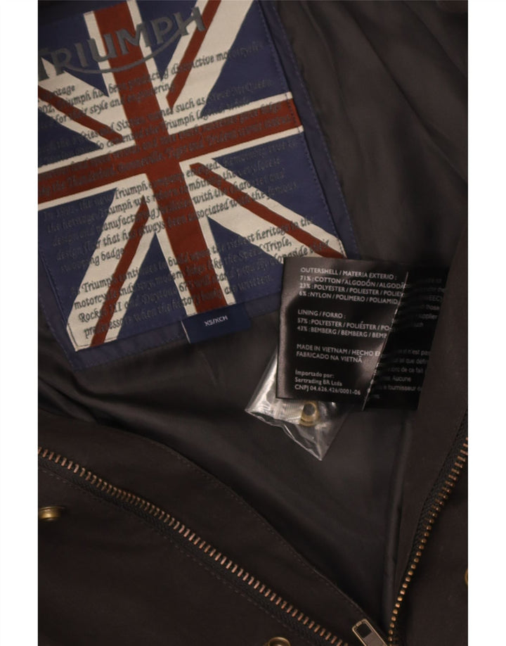 Męska kurtka bomberka Triumph UK 34 XS, brązowa, bawełniana