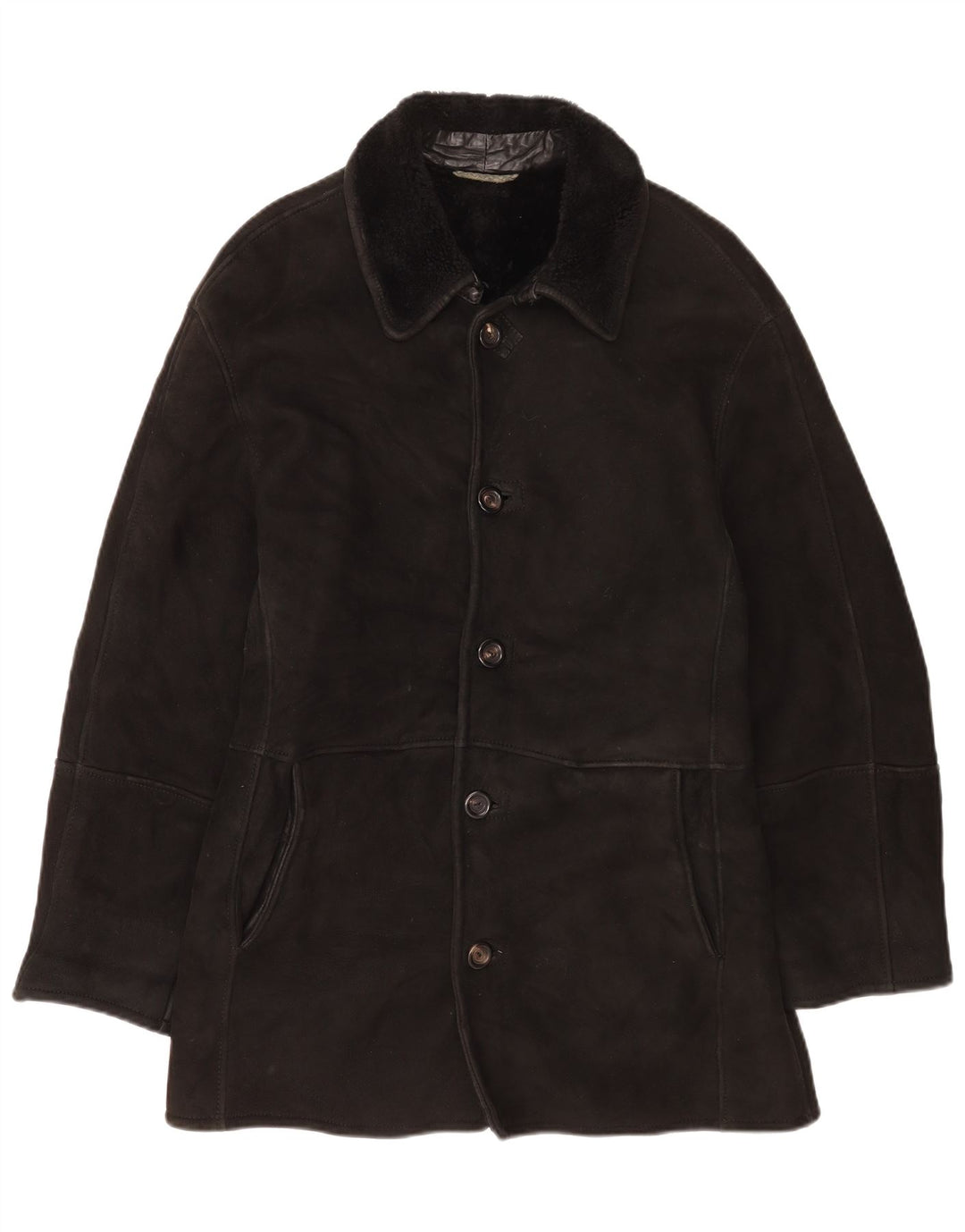 Męska kurtka Shearling firmy Gimo UK 40, duża czarna
