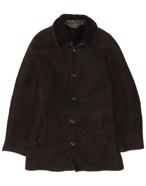Męska kurtka Shearling firmy Gimo UK 40, duża czarna