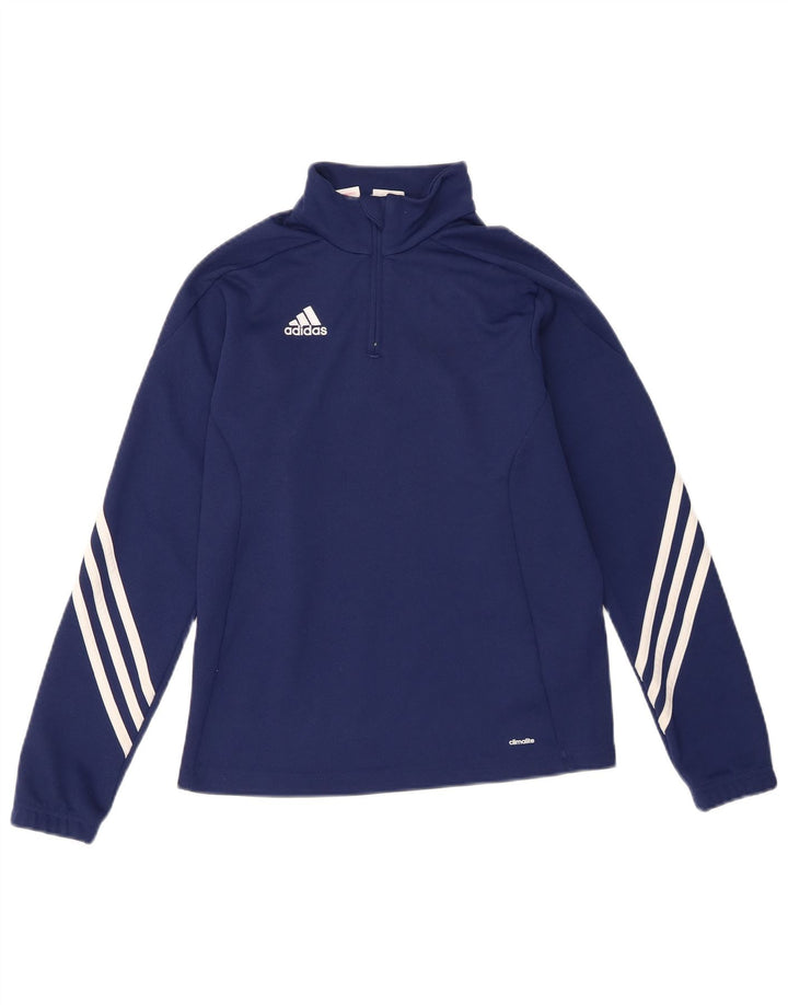 Dres chłopięcy Adidas Climalite Pullover Top 11-12 lat, duży, granatowy