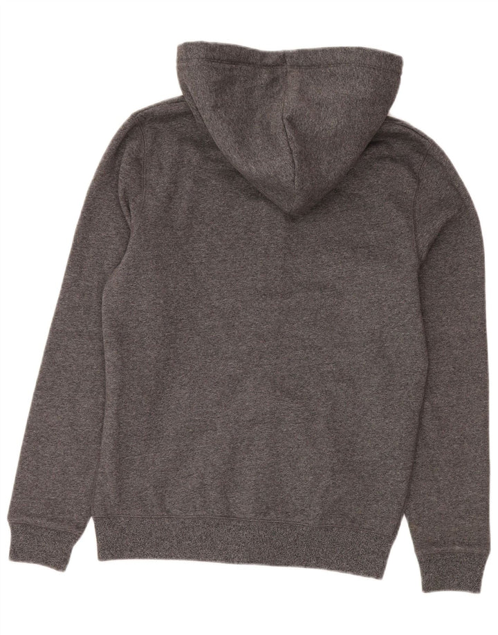 Męski sweter z kapturem i zamkiem Jack Wills, średnioszary, bawełniany w cętki