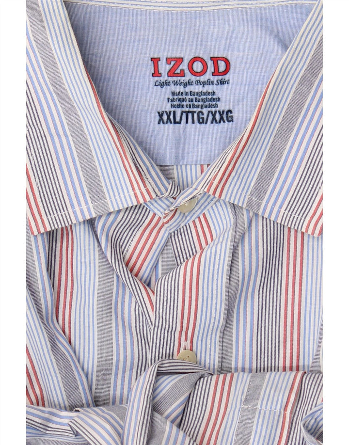 Koszula męska Izod 2XL w niebieskie paski