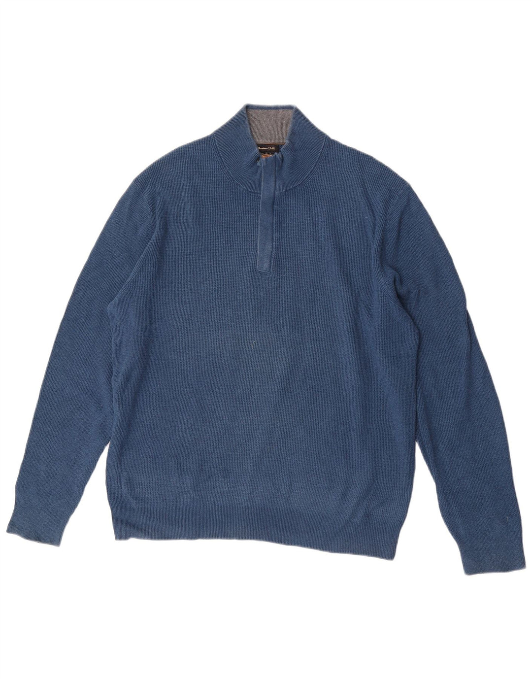 Męski sweter zapinany na zamek Massimo Dutti XL, niebieski
