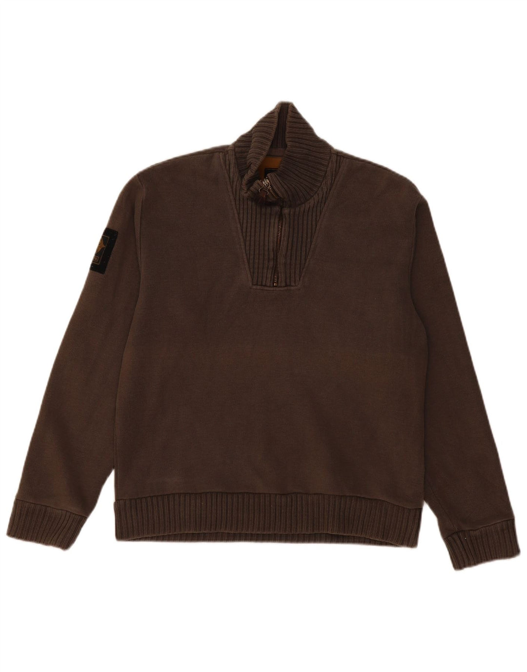 Męski sweter zapinany na zamek REPLAY, średnioszary