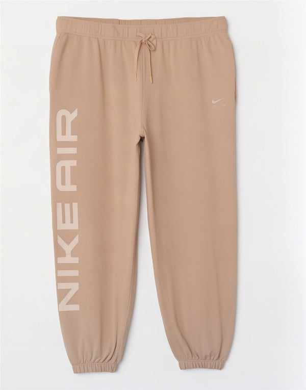 Damskie spodnie dresowe Nike Graphic Joggers UK 18 XL Beżowa bawełna