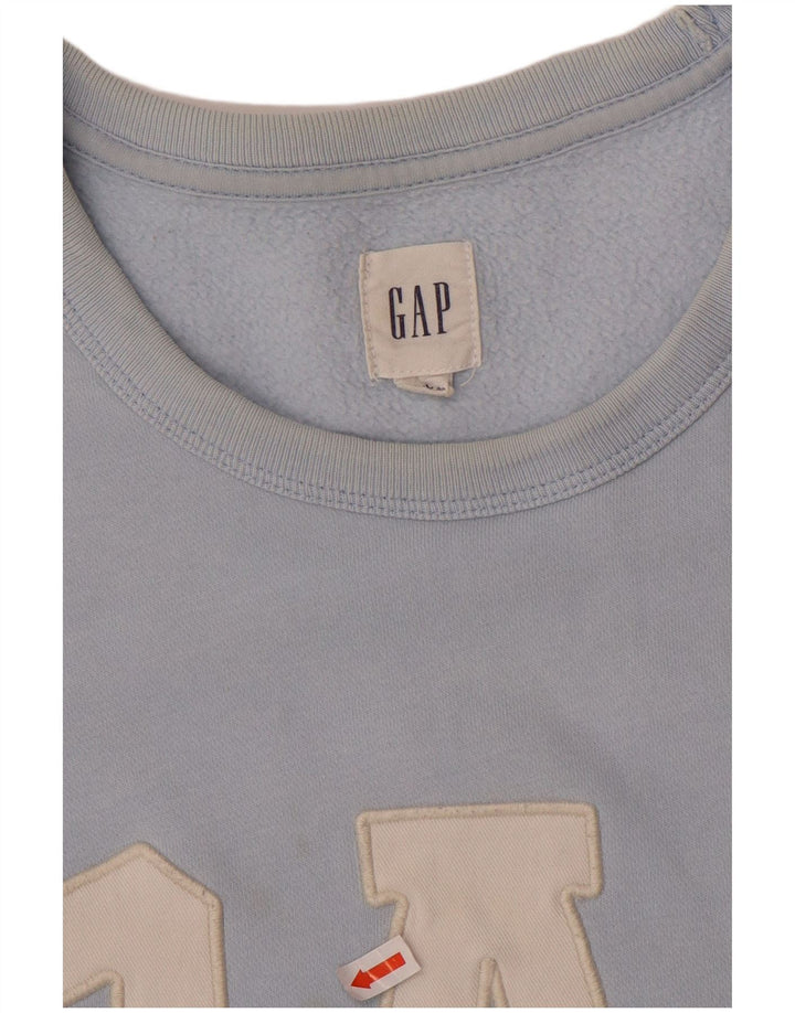 Męska bluza z grafiką Gap XL, niebieska, bawełniana