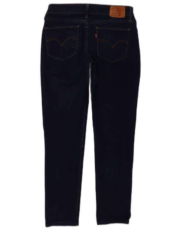 Damskie jeansy Levi's 711 Skinny W28 L26 Granatowa bawełna