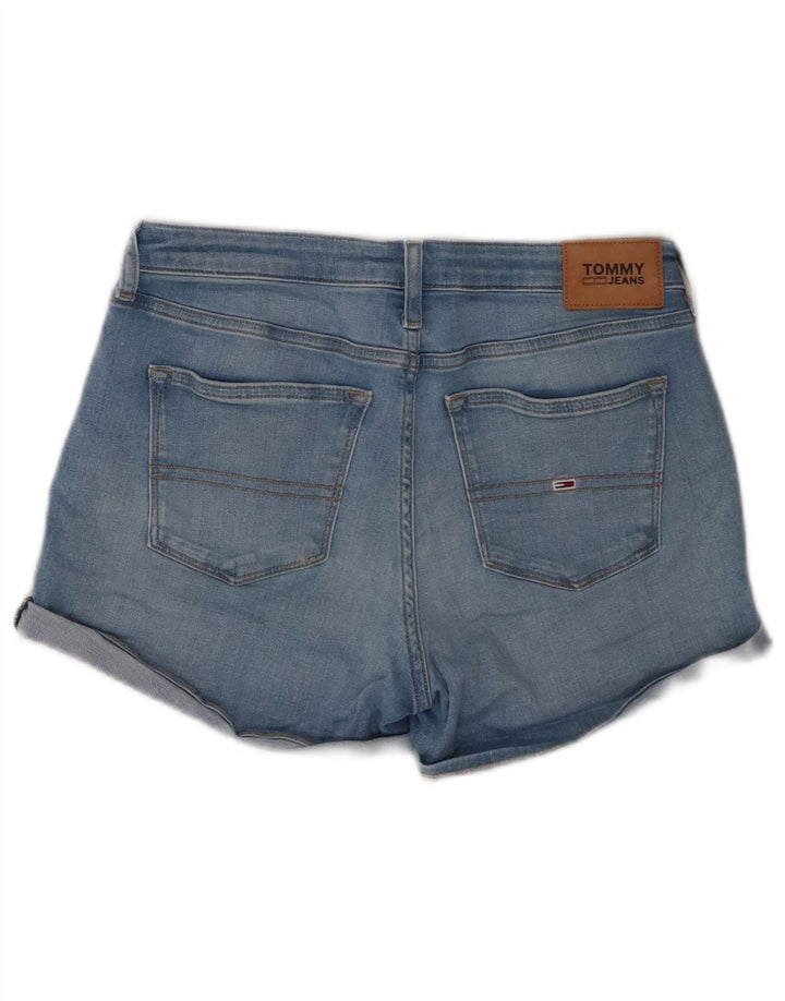 Damskie spodenki jeansowe Tommy Hilfiger W29 średni niebieski