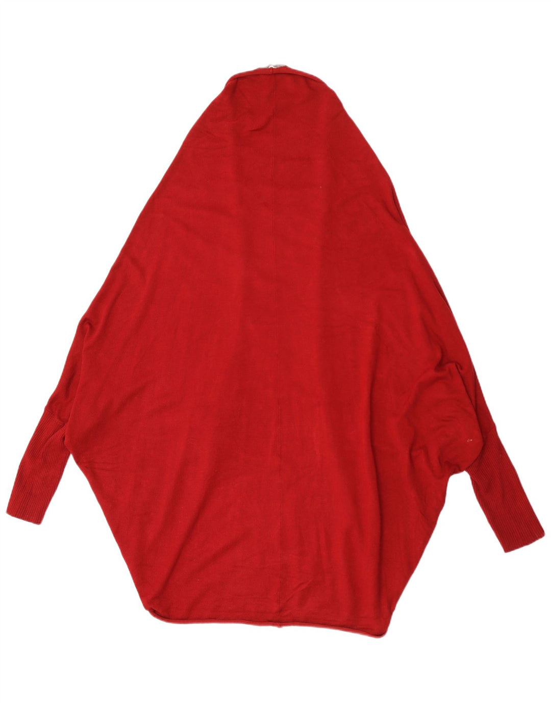 Sweter damski Zara Poncho Cardigan UK 14 Średni bordowy