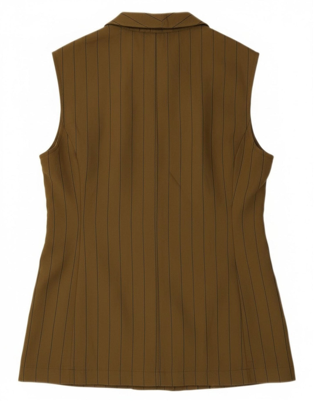 Damska marynarka bez rękawów Rinascimento UK 14 w duże paski khaki