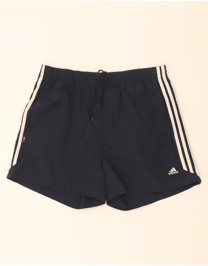 Męskie spodenki sportowe Adidas, duże, granatowe, z poliestru