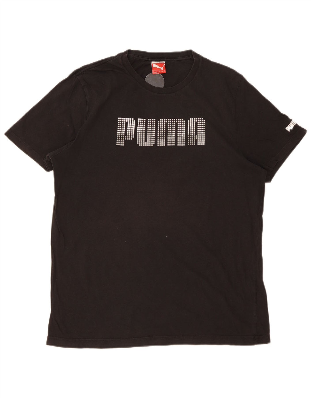 Męski T-shirt z grafiką PUMA, duży, czarny