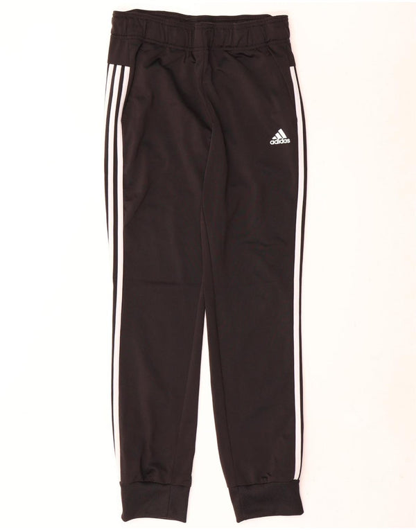 Damskie spodnie dresowe Adidas Joggers UK 8/10 Mały czarny poliester
