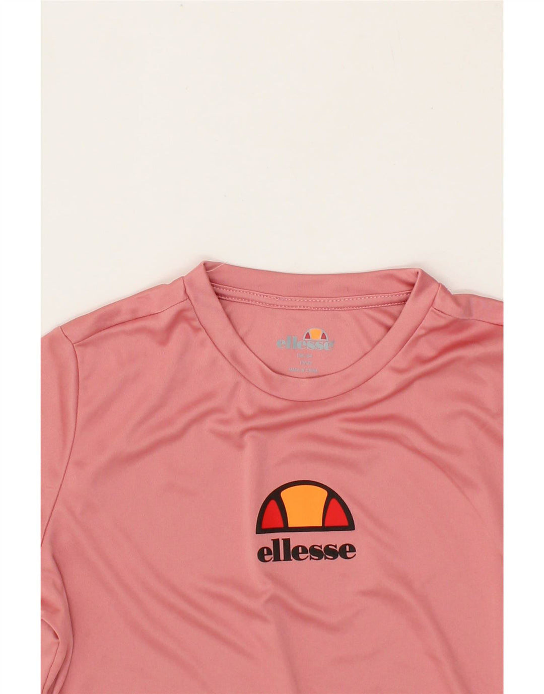 ELLESSE Girls T-Shirt Top 13-14 Years Pink Polyester Vintage Ellesse and Second-Hand Ellesse from Messina Hembry 