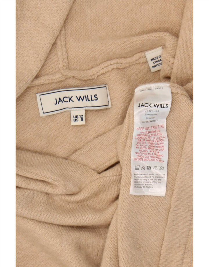 Sweter damski Jack Wills z kapturem, oversize, UK 12, średni beż