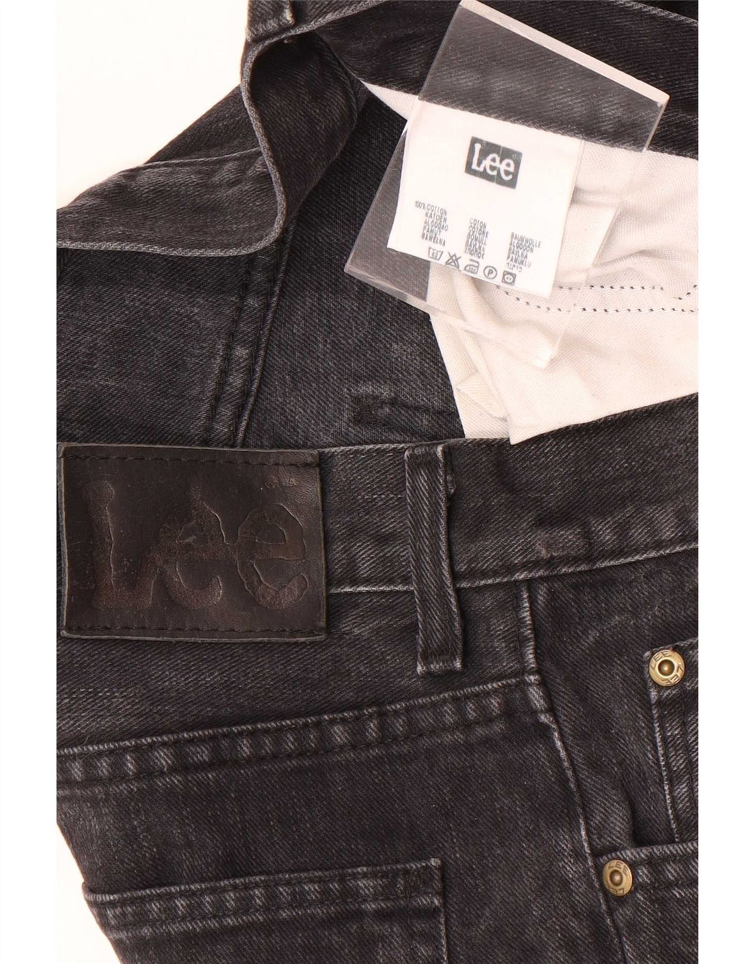 Męskie jeansy Lee Denver Bootcut W33 L36, czarne, bawełniane