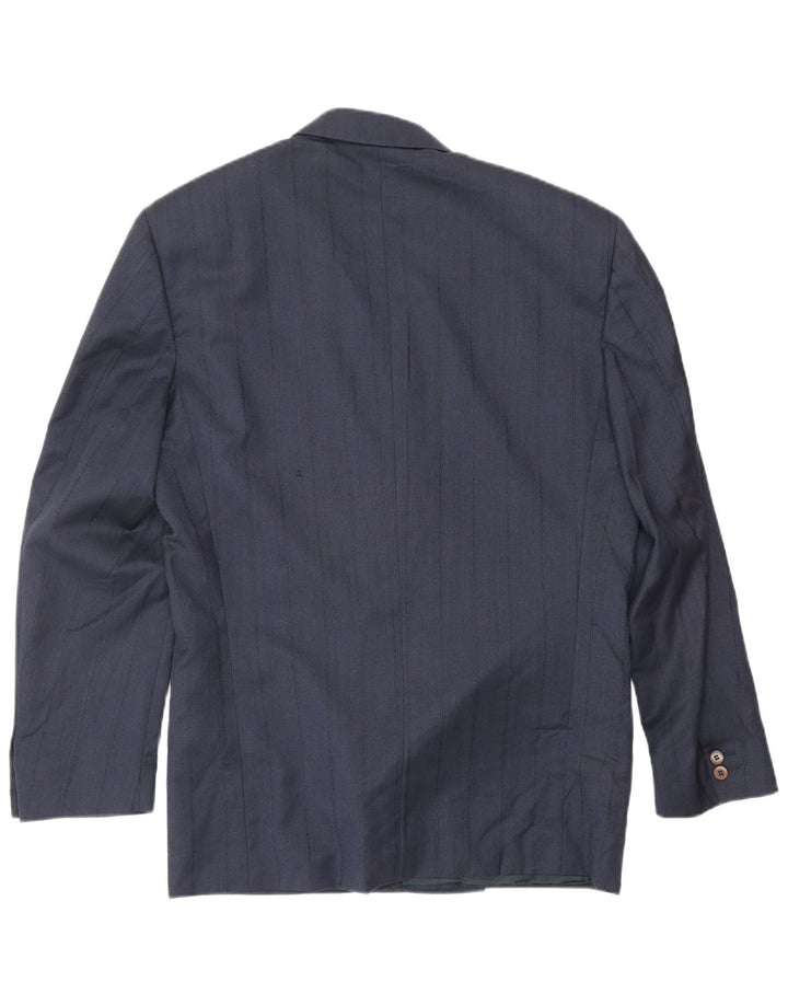 GIANNI VERSACE Męski garnitur dwuczęściowy UK 40 Large W30 L30 Granatowy Klasyczny