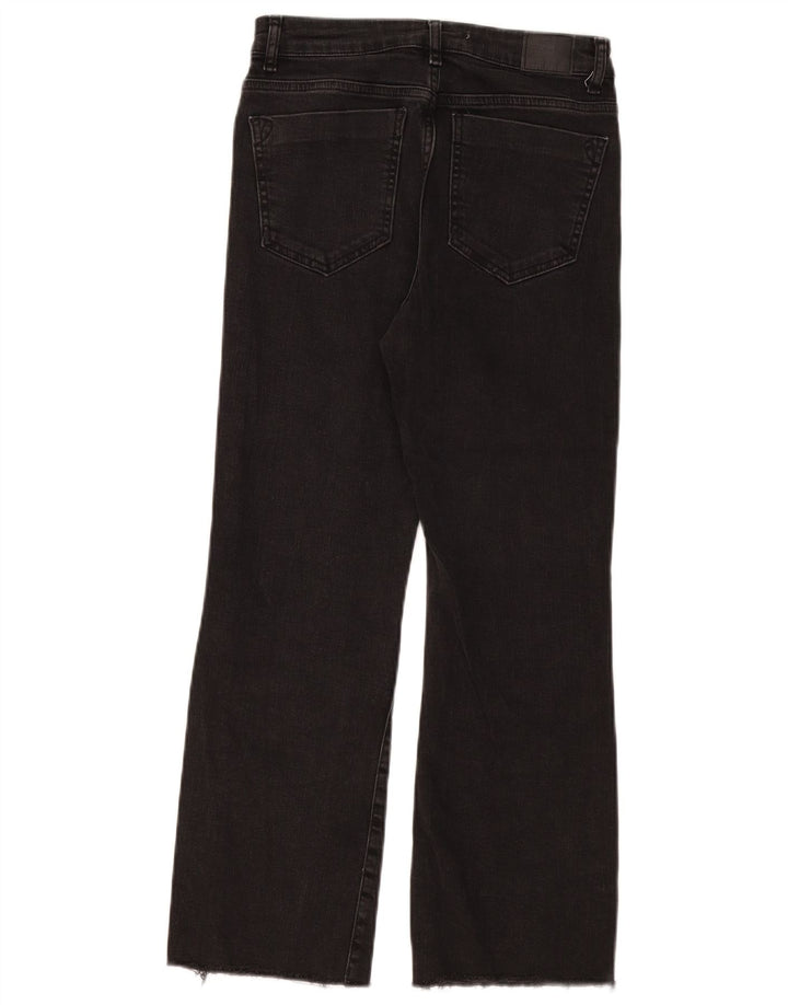 Damskie proste dżinsy Zara EU 38 Small W28 L26 Czarne