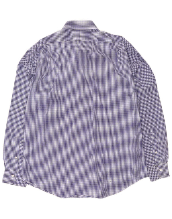 Koszulka Polo Ralph Lauren Męska Regent Custom Fit Rozmiar 43 17 XL Niebieska kratka