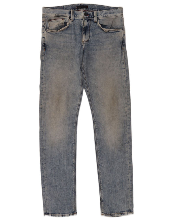 Męskie dżinsy Tommy Hilfiger Bleecker Slim W33 L34 Niebieska bawełna