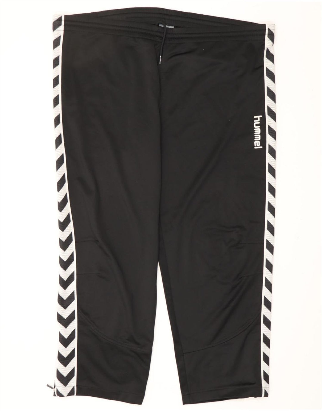 HUMMEL Mens Graphic Tracksuit Trousers 2XL  Black Polyester Vintage Hummel and Second-Hand Hummel from Messina Hembry 