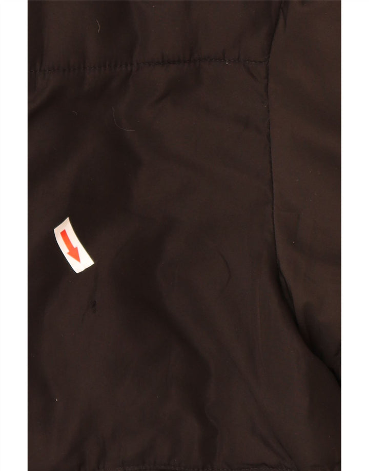 Damska, oversize'owa, wyściełana kurtka Zara UK 10, mała, czarna, poliestrowa