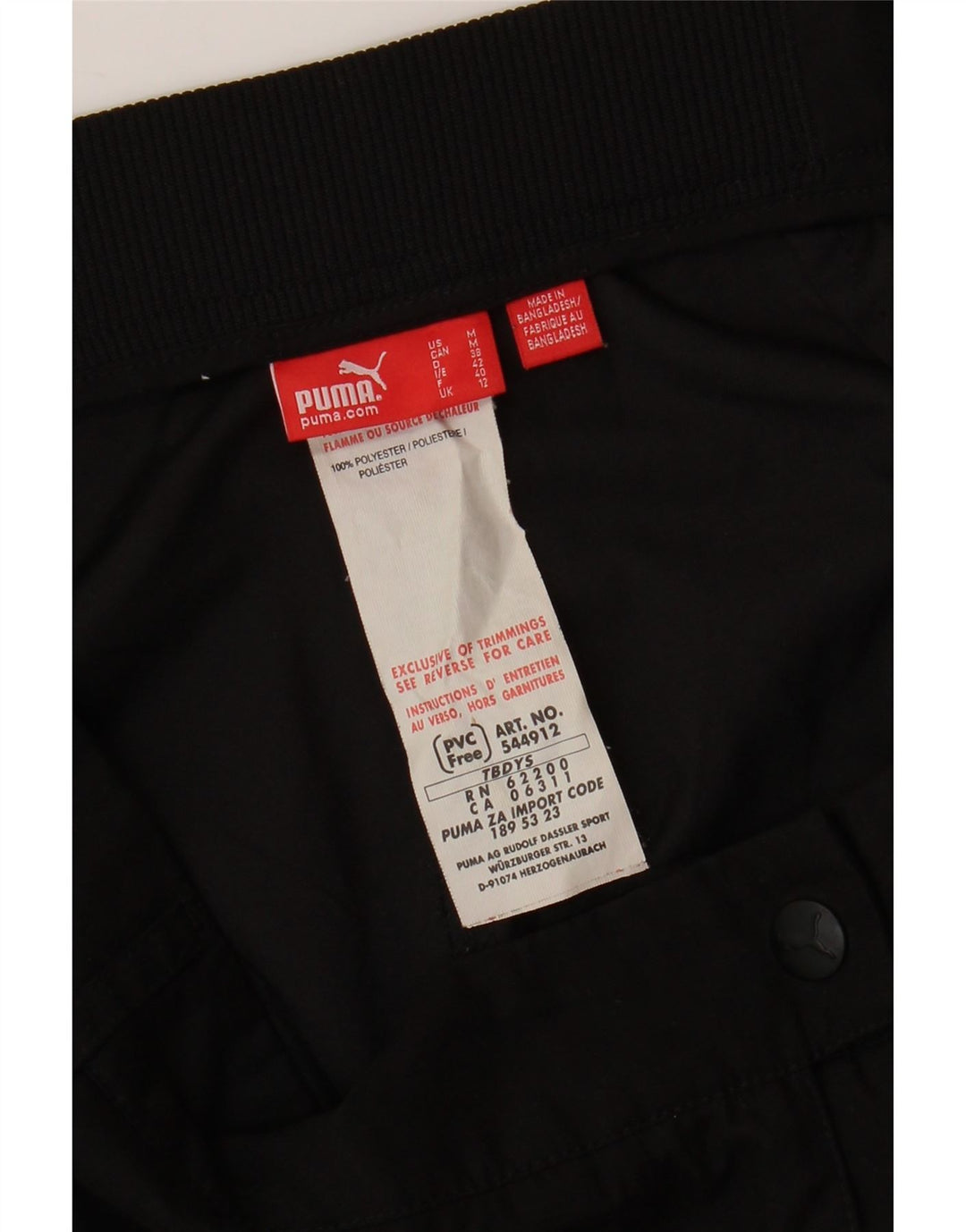 Damskie bermudy PUMA UK 12 Medium W30 Czarny poliester
