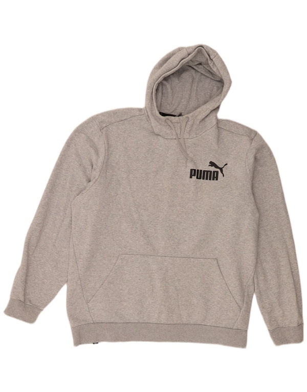 Męska bluza z kapturem Puma 2XL Szara bawełna