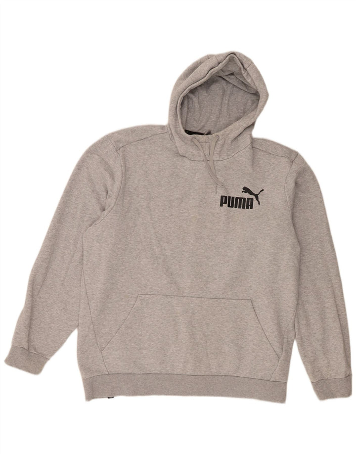 Męska bluza z kapturem Puma 2XL Szara bawełna