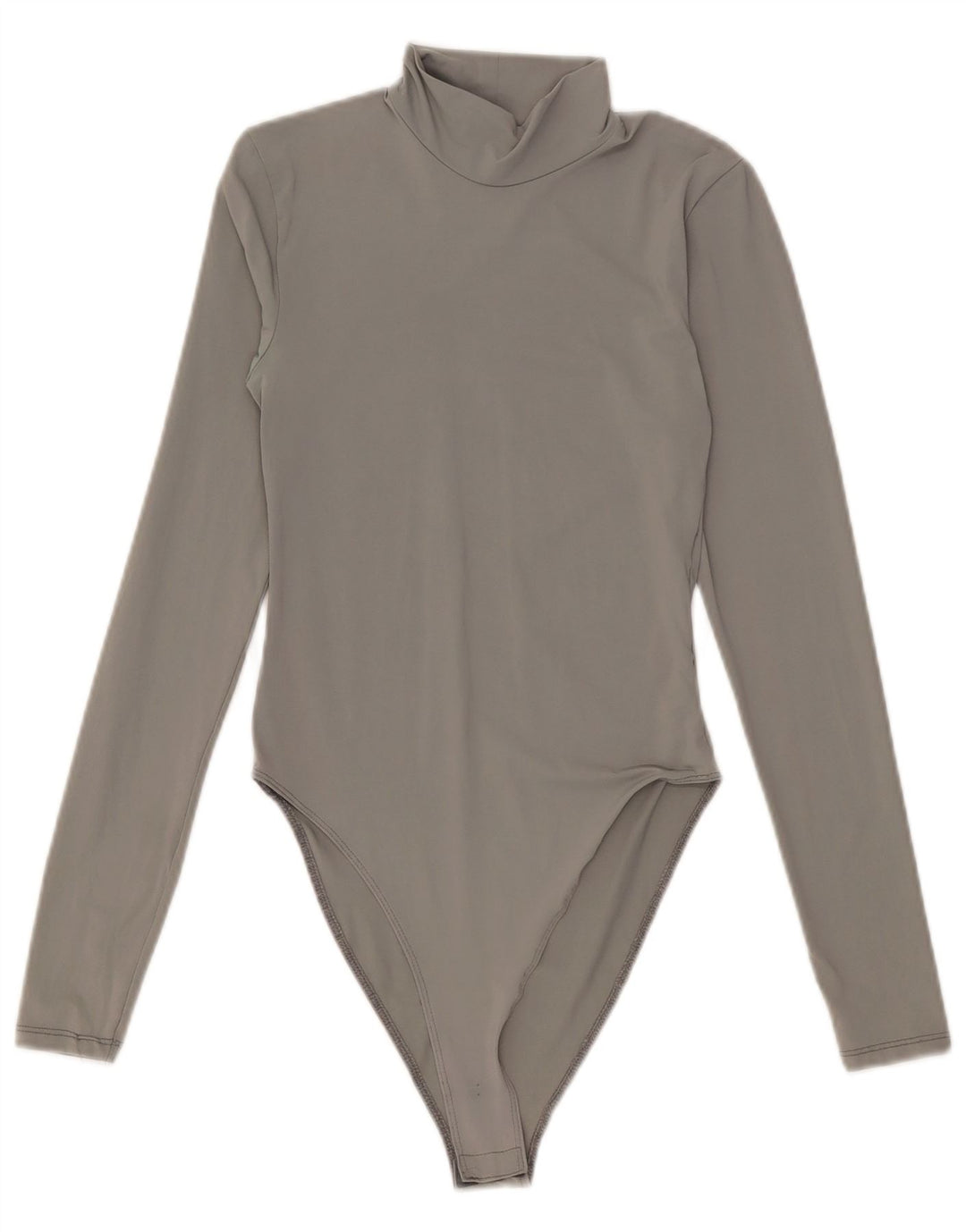 Damskie body z długim rękawem Zara UK 12 Średni szary nylon
