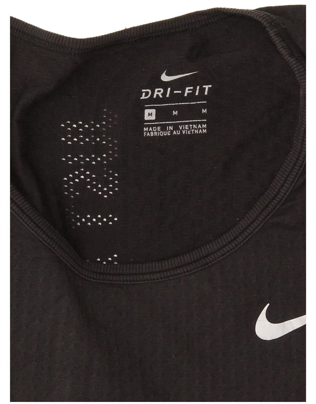 Damska koszulka Nike Dri Fit z długim rękawem, UK 12, średni czarny poliester