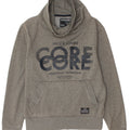 Męska bluza z grafiką Jack & Jones, mała, szara, nakrapiana bawełna