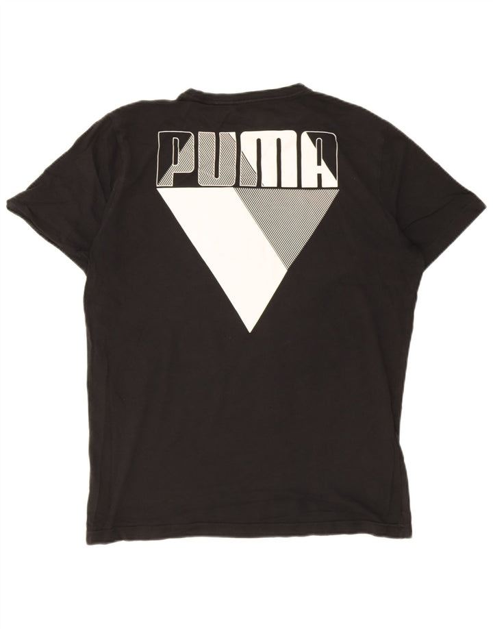 Męski T-shirt Puma z grafiką, średni czarny
