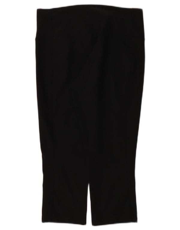 Damskie legginsy Nike Dri Fit Capri UK 8, małe, czarne, poliestrowe