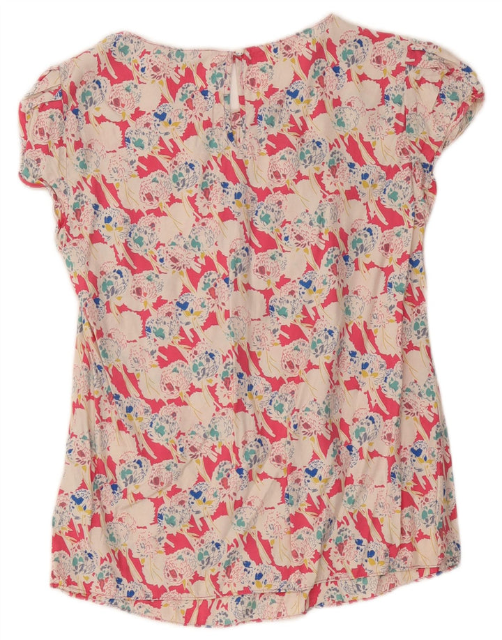 Bluzka damska Boden Top UK 10 Small, wielobarwna, w kwiaty, wiskoza