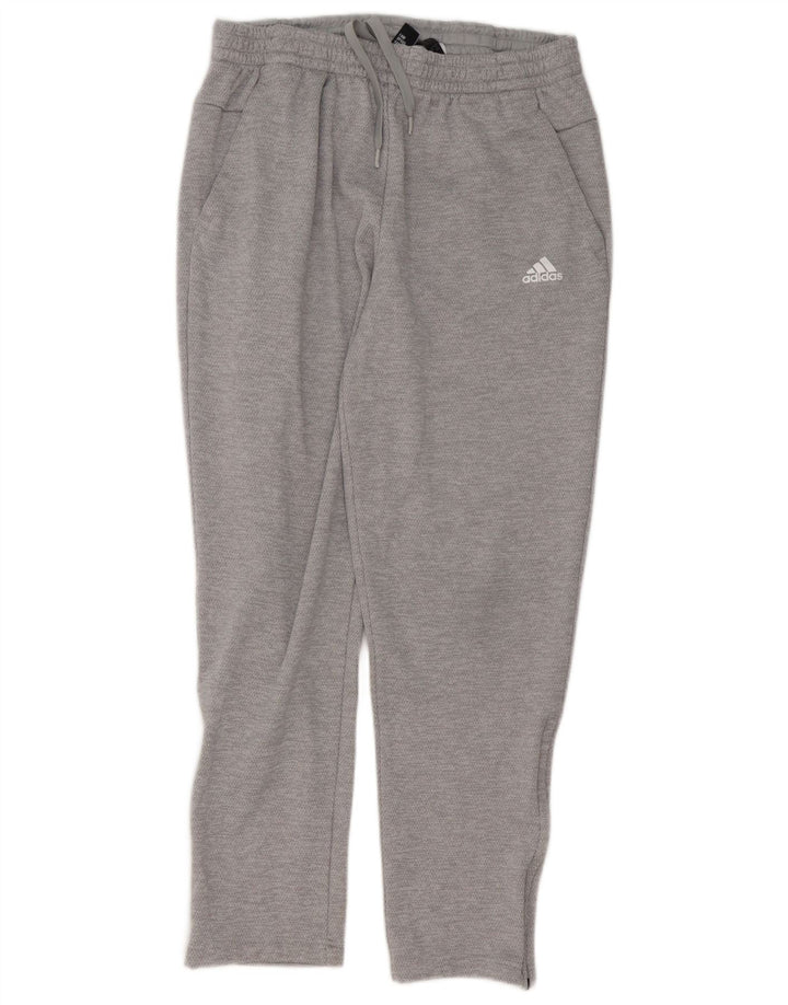 Męskie spodnie dresowe Adidas, duże, szare, z poliestru