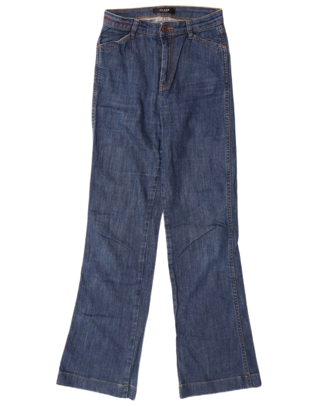 Jeansy damskie Guess Bootcut W25 L32 Niebieskie