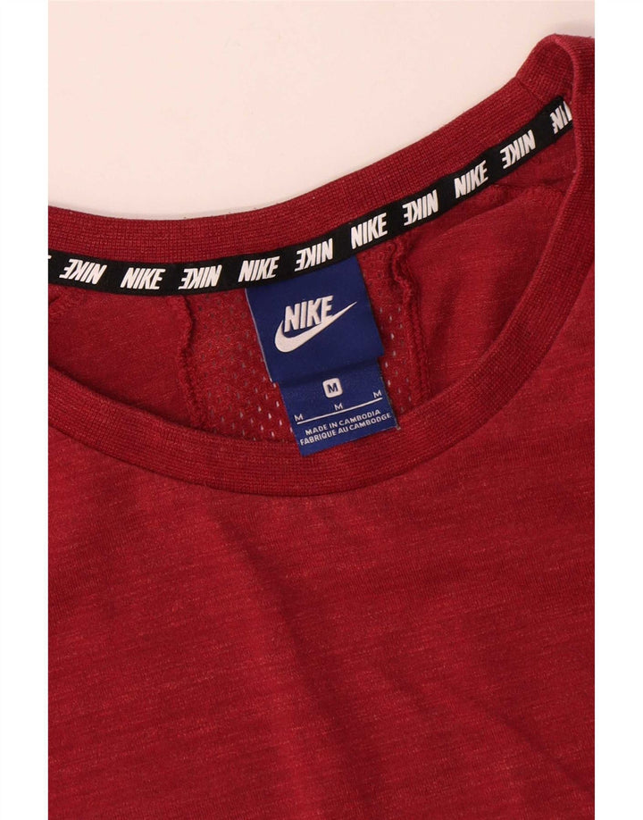 T-shirt męski Nike, średni, czerwony, nakrapiany