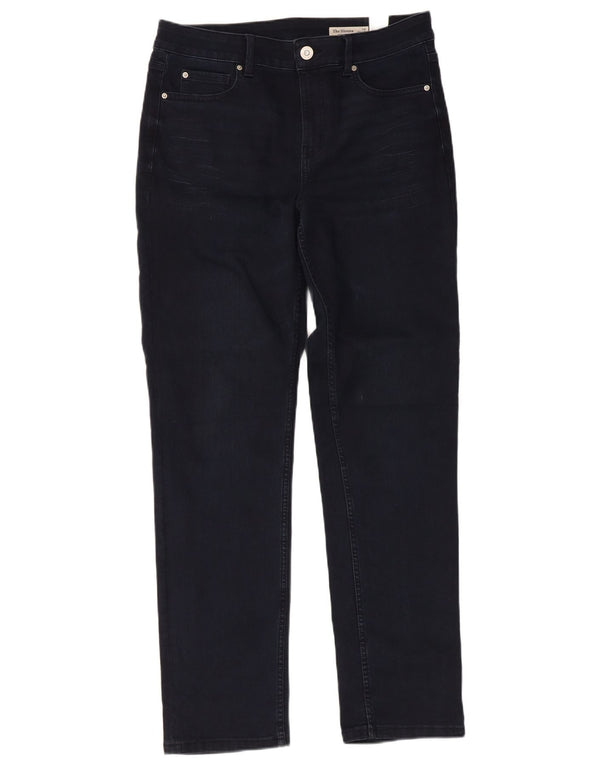 Marks & Spencer Damskie The Sienna Straight Jeans UK 14 Large W32 L30 Czarny